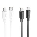 Kabel USB C do USB C Hoco PD 6A 100W 1 m X96 czarny