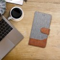 Kabura JEANS Book do IPHONE 17 Air szary