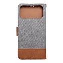 Kabura JEANS Book do IPHONE 17 Pro Max szary