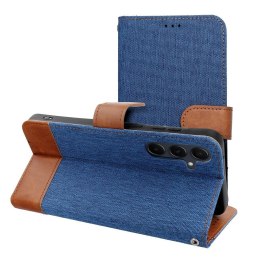 Kabura JEANS Book do XIAOMI Redmi Note 14 4G (GLOBAL - 164,84mm x 78,15mm x 8,16mm) niebieski