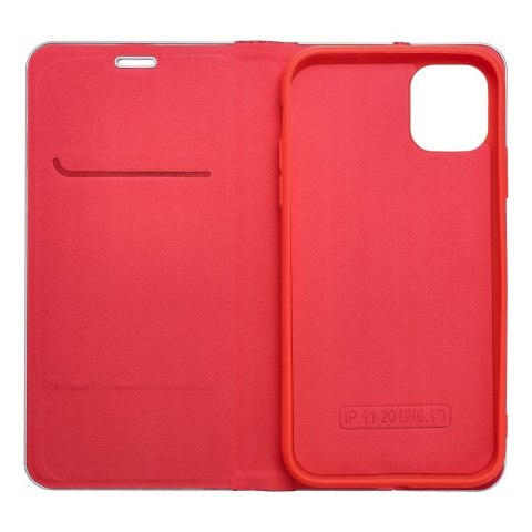 Kabura LUNA Book Carbon do IPHONE 17 Air czerwony