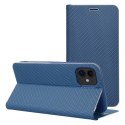 Kabura LUNA Book Carbon do IPHONE 17 Air niebieski