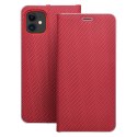 Kabura LUNA Book Carbon do IPHONE 17 Pro Max czerwony