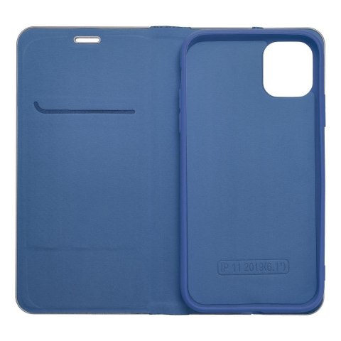 Kabura LUNA Book Carbon do IPHONE 17 niebieski