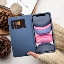 Kabura LUNA Book Carbon do IPHONE 17 niebieski