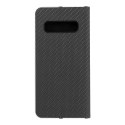 Kabura LUNA Book Carbon do SAMSUNG S10 czarny
