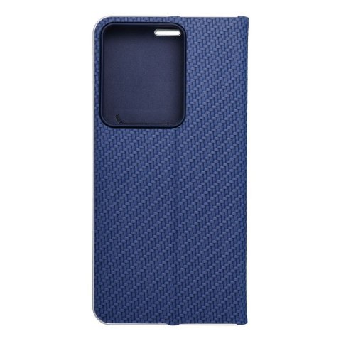 Kabura LUNA Book Carbon do XIAOMI Redmi Note 13 Pro 4G / POCO M6 Pro 4G niebieski