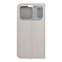 Kabura LUNA Book Gold do IPHONE 17 Pro srebrny