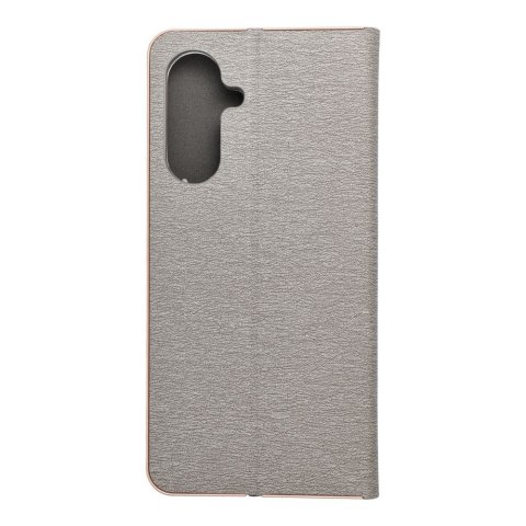 Kabura LUNA Book Gold do SAMSUNG A17 srebrny