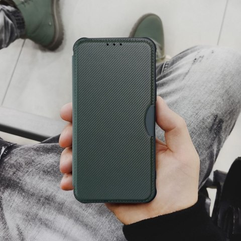 Kabura RAZOR Book do IPHONE 17 Air ciemnozielony