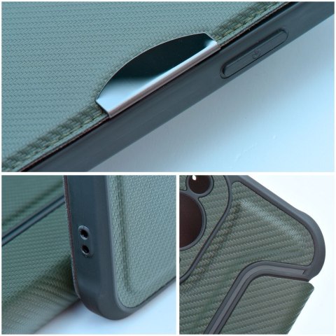Kabura RAZOR Book do IPHONE 17 Pro Max ciemnozielony
