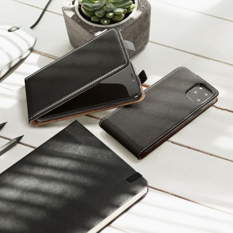 Kabura SLIM FLEXI FRESH pionowa do SAMSUNG S24 FE czarna