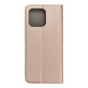 Kabura SMART CASE Book do MOTOROLA E15 złoty