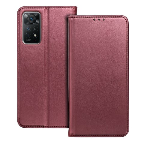 Kabura SMART MAGNETO do HONOR 400 Lite burgundowy