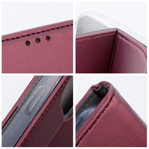 Kabura SMART MAGNETO do SAMSUNG A57 burgundowy