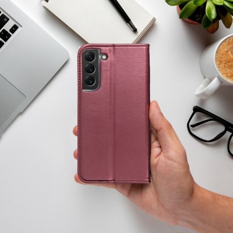 Kabura SMART MAGNETO do SAMSUNG S26 Edge burgundowy
