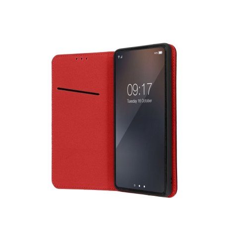 Kabura SMART PRO Book skórzana do IPHONE 17 Pro Max bordowy