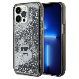 KARL LAGERFELD futerał do IPHONE 13 Pro KLHCP13LLKCNSK (Liquid Glitter C) transparentny