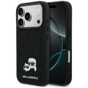 KARL LAGERFELD futerał do IPHONE 17 Pro KLHCP17L6PRKCLK (Rhinestone W/ K&C PIN) czarny