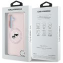 KARL LAGERFELD futerał do SAMSUNG S25 Plus KLHMS25MSKCHTCP (Magnetic Silicone Double Heads) różowy