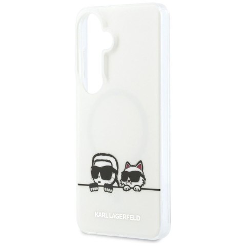 KARL LAGERFELD futerał do SAMSUNG S26 KLHMS26S6HPKACH (Magnetic IML K&C Peekaboo) transparentny