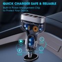 Ładowarka samochodowa VEGER 2 x USB A + 2 x Typ C PD QC 3A 66W CC53-2A2C czarna