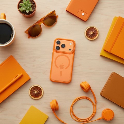 ROAR futerał MAG BUMPER kompatybilny z MagSafe do IPHONE 15 Pro Max pomarańczowy