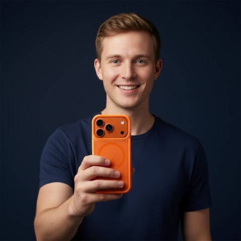 ROAR futerał MAG BUMPER kompatybilny z MagSafe do IPHONE 15 Pro Max pomarańczowy