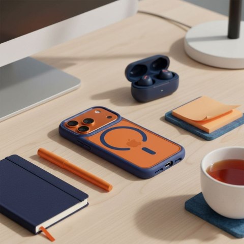 ROAR futerał MAG BUMPER kompatybilny z MagSafe do IPHONE 15 Pro niebieski