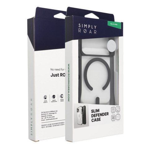 ROAR futerał SLIM DEFENDER kompatybilny z MagSafe do IPHONE 16 Pro Max czarny