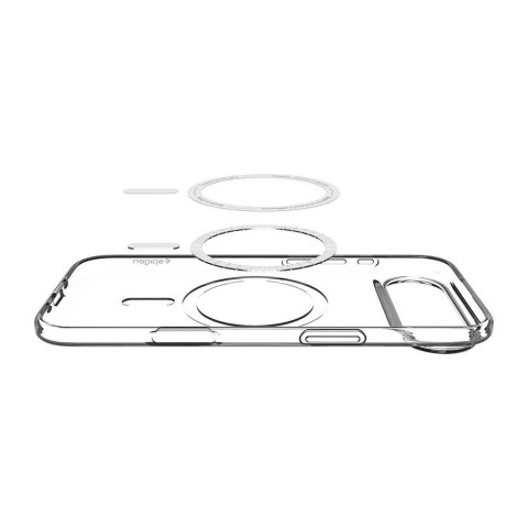 SPIGEN futerał LIQUID CRYSTAL MAG MAGSAFE IPHONE 17 AIR CLEAR/WHITE