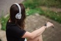 Słuchawki bezprzewodowe nauszne Forcell F-Audio Touch Beat ANC szare