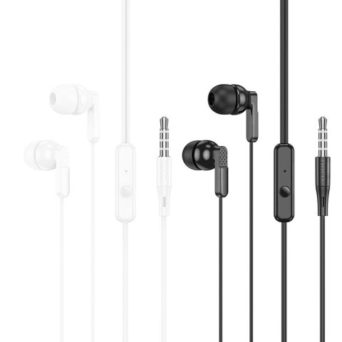 Słuchawki przewodowe douszne Jack 3,5 mm Hoco M121 czarne