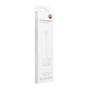 Adapter AUX 2w1 Typ C (męski) do Typ C (żeński) / Typ C (żeński) BOX biały [DAC]