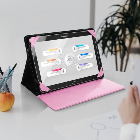 BLUN uniwersalny futerał na tablet 10" (UNT) różowy