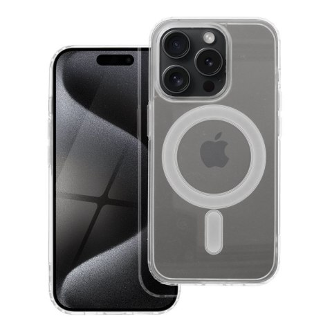 Futerał do iPhone 15 PRO Clear Mag Cover (STR) zgodny z MagSafe transparentny