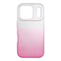 Futerał do iPhone 17 PRO Shining transparentny różowy