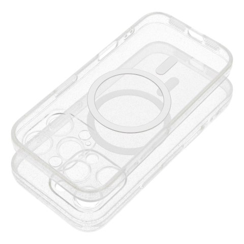 Futerał do Samsung S25 ULTRA Clear Mag Cover (STR) zgodny z MagSafe transparentny glitter
