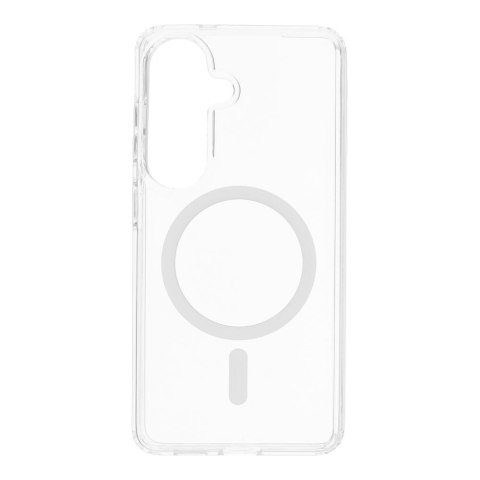 Futerał do Samsung S26 Clear Mag Cover Elite (STR / NIEŻÓŁKNĄCY) zgodny z MagSafe transparentny