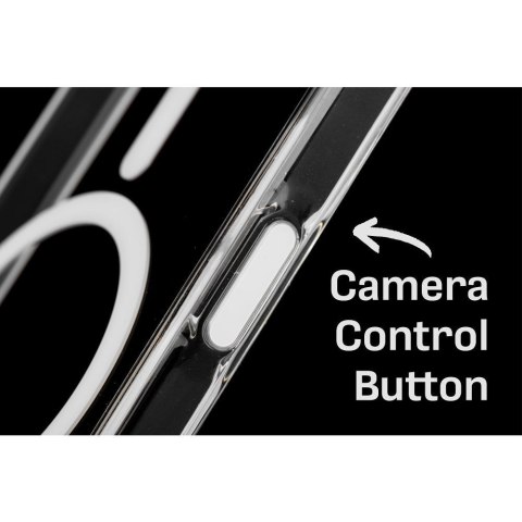 Futerał do Samsung S26 Clear Mag Cover Elite (STR / NIEŻÓŁKNĄCY) zgodny z MagSafe transparentny