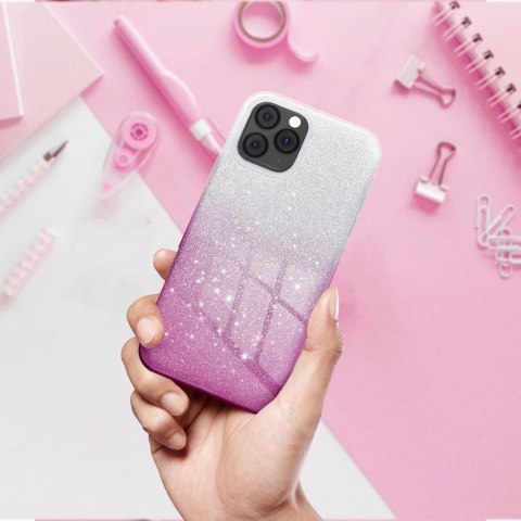 Futerał do Xiaomi Redmi 15C (173,16 x 81,07 x 8,2) Shining transparentny różowy
