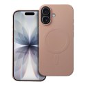 Futerał SILICONE MAG COVER (big hole) kompatybilny z MagSafe do IPHONE 17 różowy
