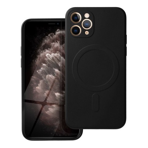 Futerał SILICONE MAG COVER kompatybilny z MagSafe do IPHONE 11 Pro czarny