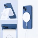 Futerał SILICONE MAG COVER kompatybilny z MagSafe do IPHONE 16 niebieski