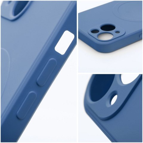 Futerał SILICONE MAG COVER kompatybilny z MagSafe do IPHONE 17 Air niebieski