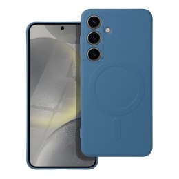 Futerał SILICONE MAG COVER kompatybilny z MagSafe do SAMSUNG A17 niebieski