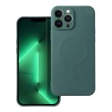 Futerał SILICONE MAG COVER kompatybilny z MagSafe do SAMSUNG A57 zielony