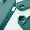 Futerał SILICONE MAG COVER kompatybilny z MagSafe do SAMSUNG A57 zielony