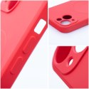 Futerał SILICONE MAG COVER kompatybilny z MagSafe do SAMSUNG S25 Plus czerwony