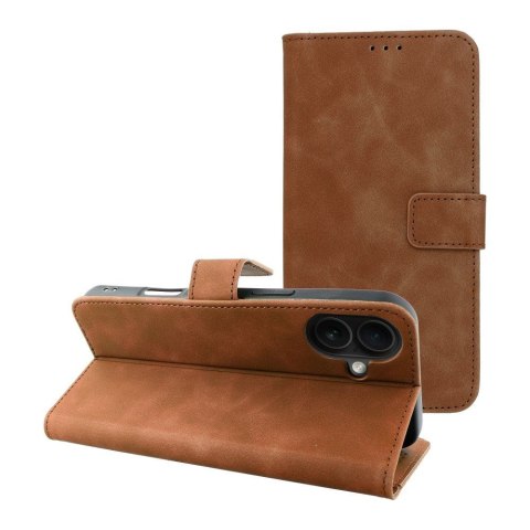 Kabura TENDER Book do IPHONE 16 Plus brązowy